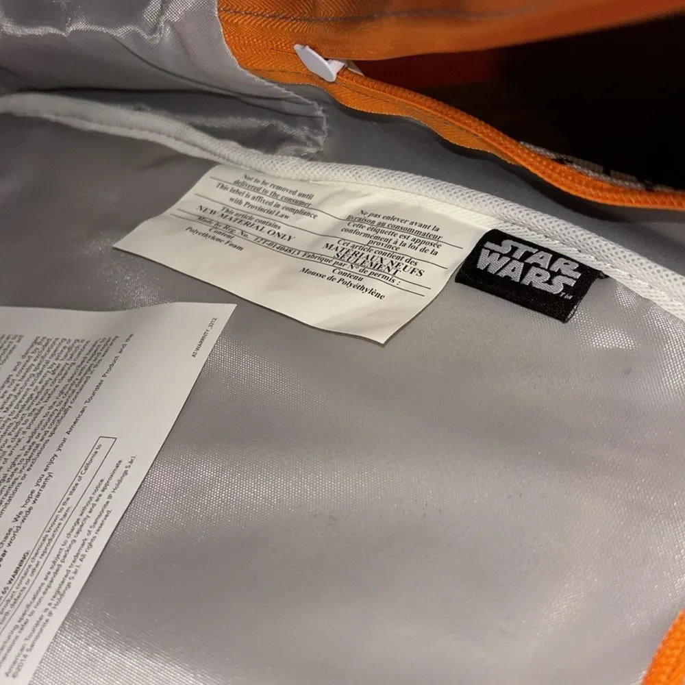 NWOT. American Tourister children’s/collector’s Star Wars stormtrooper backpack.